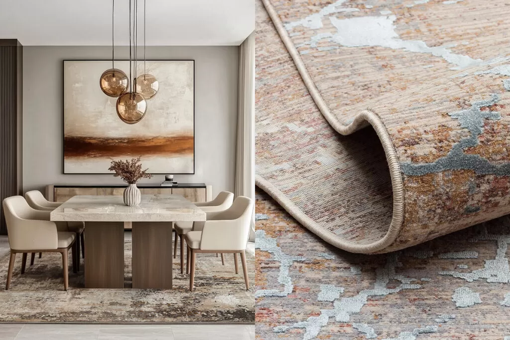 Modern Rug and Carpet in Abstract Style